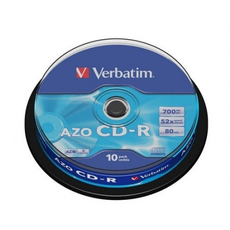 CD-R op// 10szt 700MB VERBATIM 52x 43437 10 szt CAKE
