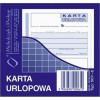 DRUK KARTA URLOPOWA 2/3 A6...