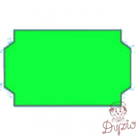 Metka CONTACT 32x19 zielona (100 rolek)
