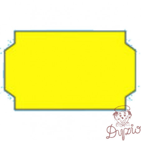 Metka CONTACT 32x19 żółta (100 rolek)