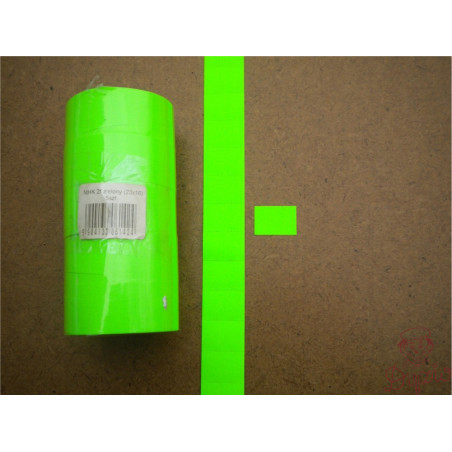 Metka MHK 2 23x16 zielona (100 rolek)